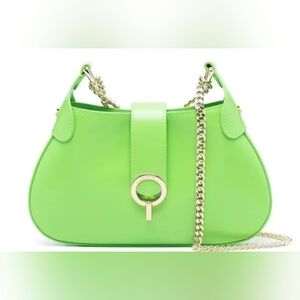 Sandro Sweet Janet Chain Bag Vert Pomme NWT